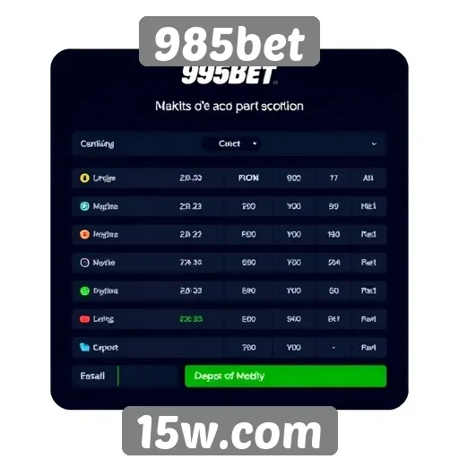 Depósitos e saques: como funciona no 985bet