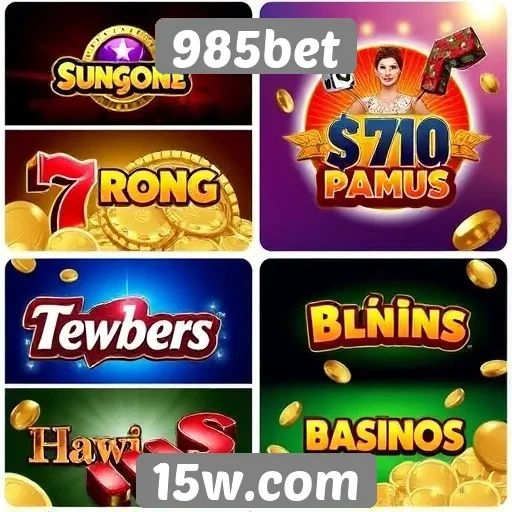 Comparativo de jogos disponíveis no 985bet